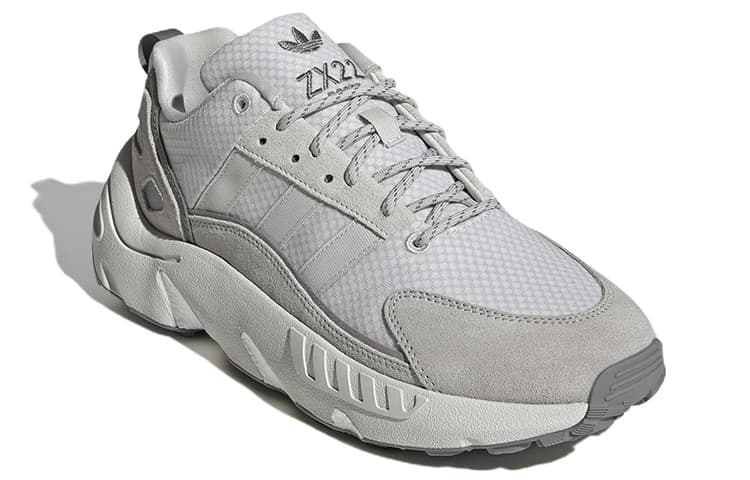 Adidas Originals Zx 22 Boost Grey Light Blue Gum 5