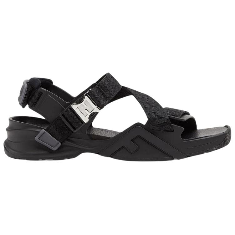 FENDI Flow FF Jacquard Touch Strapped Sandals 3