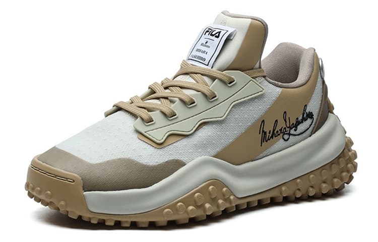 MIHARA YASUHIRO x FILA 9 Cushioning Anti-Slip Wear-Resistant Breathability Low-Top Casual Shoes Women's Brown White 4