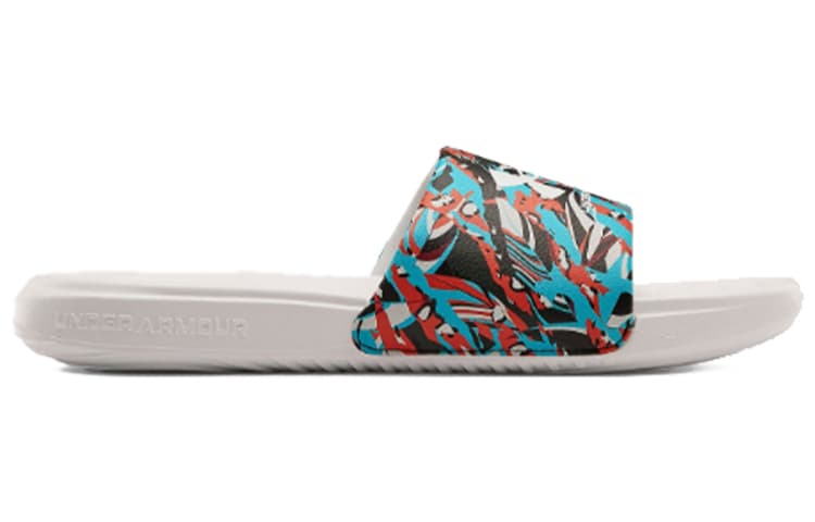 Under Armour Ansa Getaway Slide Sandals Men's White 4