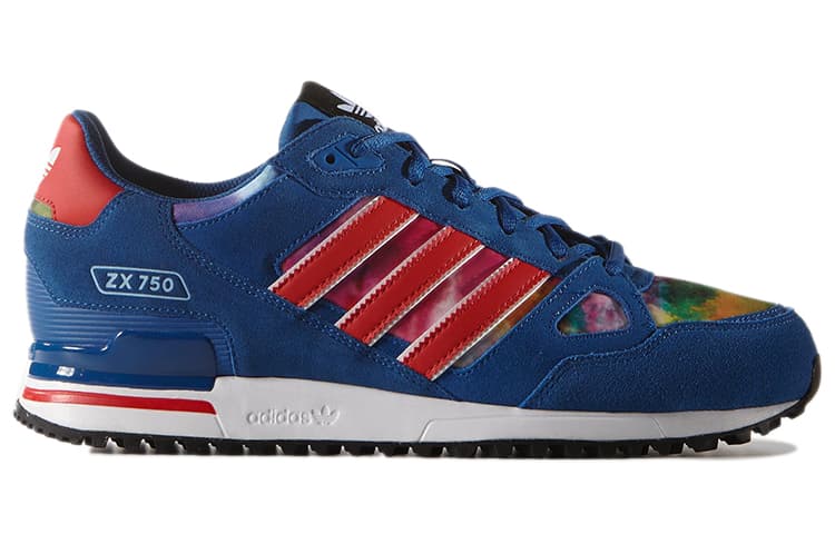 Adidas Originals Zx 750 Sport Shoes Blue/Red 4