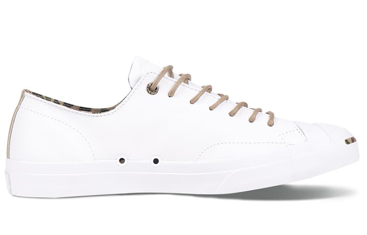 Converse Jack Purcell Wear resistant Non Slip Low Tops Casual Skateboarding Shoes Unisex White 4