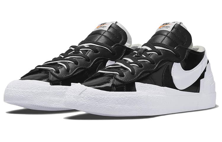 Nike Blazer Low Sacai Black Patent Leather 5