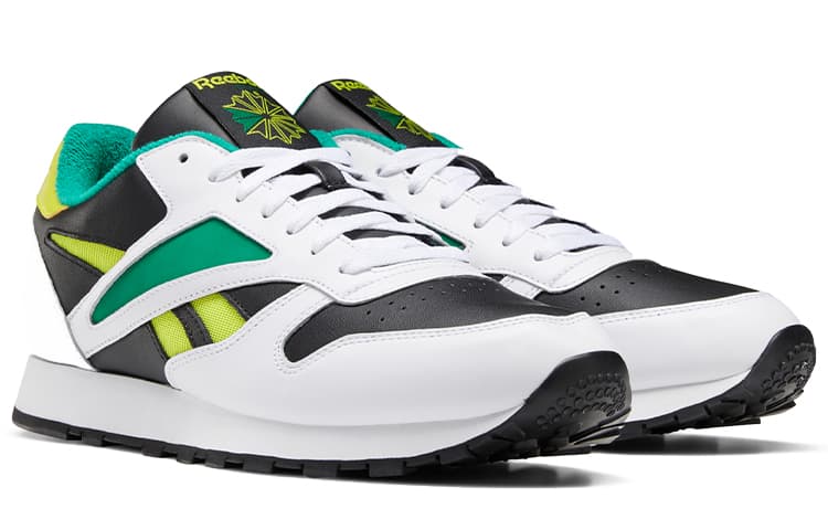 Reebok Classic Leather Mark 'Black Hero Yellow' 5