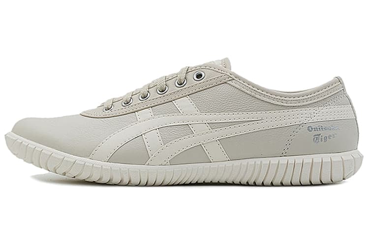 Onitsuka Tiger Tsunahiki Wear-Resistant Cushioned Anti-Slip Low-Top Casual Shoes Unisex Beige 2