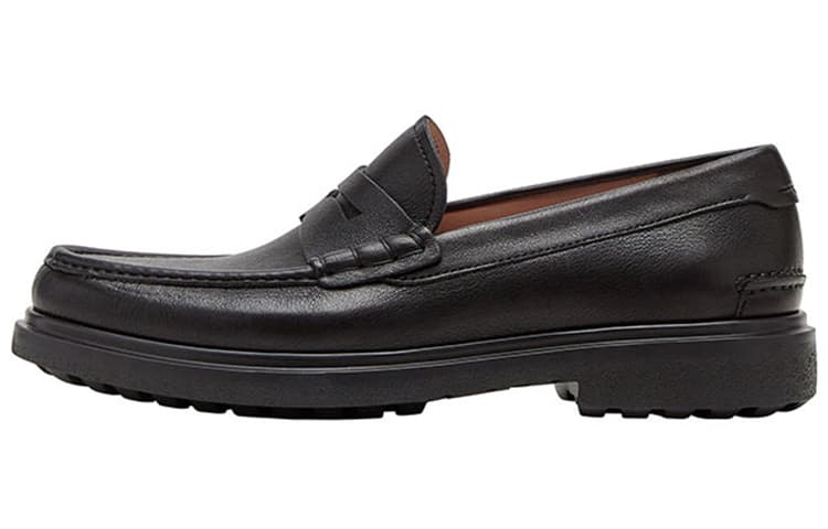 FERRAGAMO Leather Penny Loafers 2