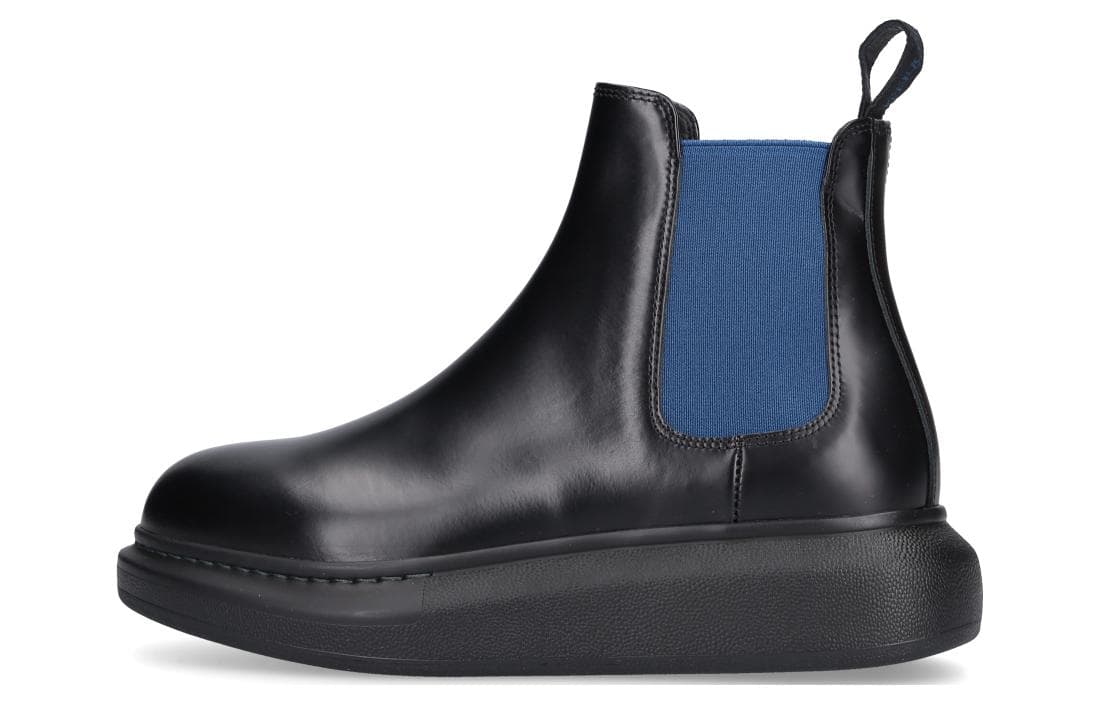 Alexander McQueen Hybrid Chelsea Boot 'Black Blue' Women's 2