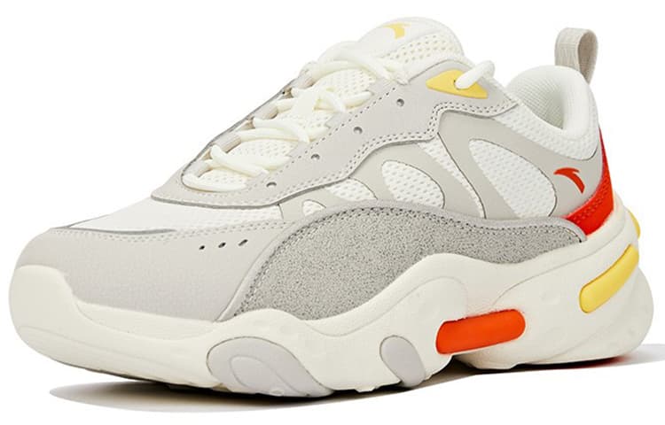 Anta Cushioning Dad Shoes Gray White Women's 6
