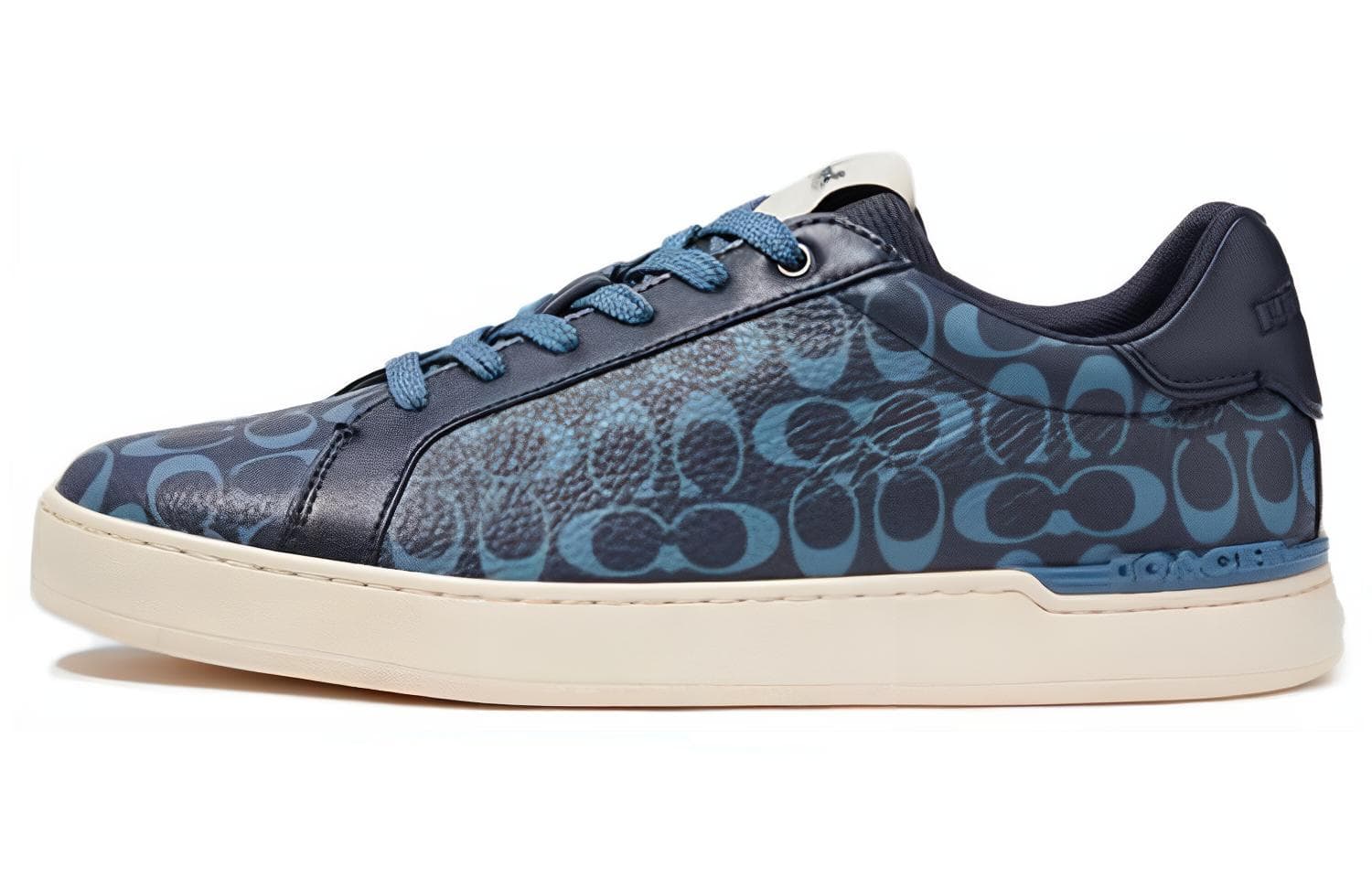 COACH Money Clip Stylish Skateboarding Shoes Men's Blue 2