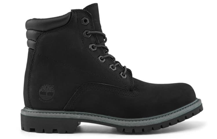 Timberland Waterville 6 Inch Waterproof Wide Fit Boots 'Black' Women's 4