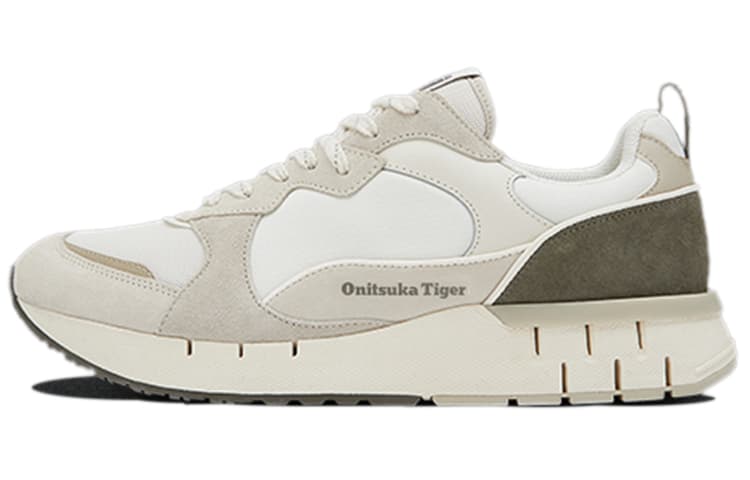 Onitsuka Tiger Bravon Shoes 'White Beige Green' 2