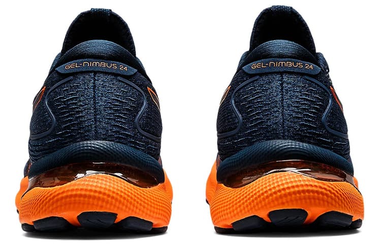Asics Gel Nimbus 24 French Blue Shocking Orange 6