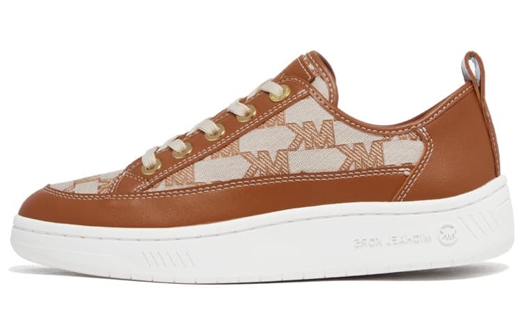 MICHAEL KORS Skateboard Shoes Women's Low-Top Brown 2