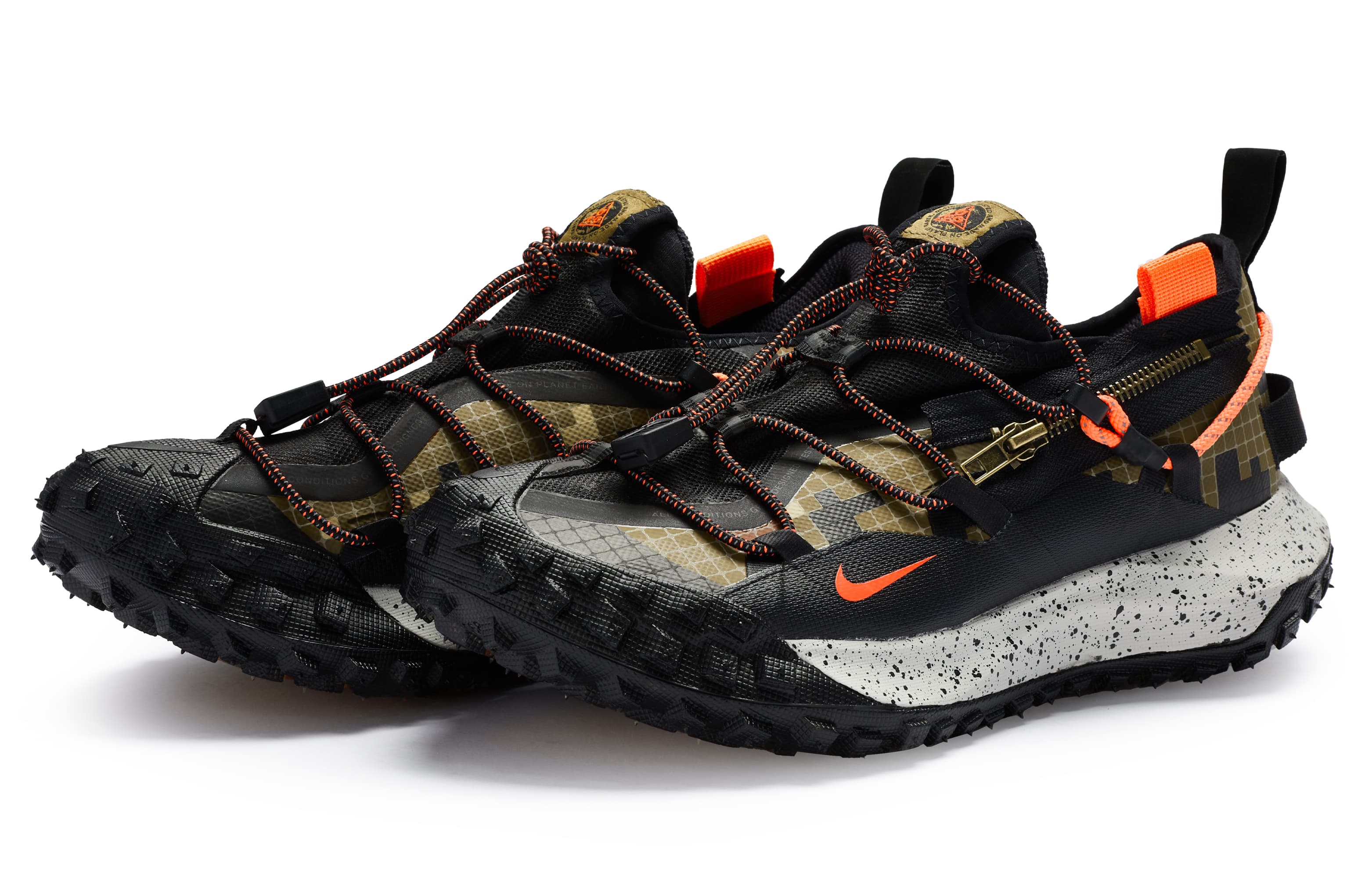 Nike ACG Mountain Fly Outdoor Shoes Men Low-Top Black/Green 5