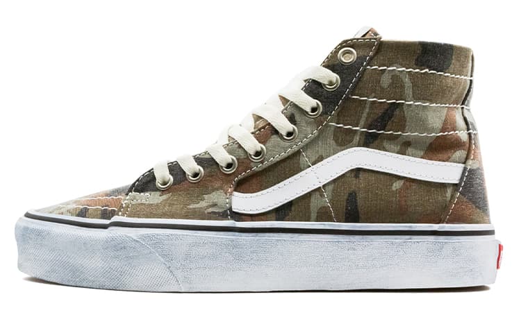 Vans Sk8-HI Tapered 'Washed Camo' 2