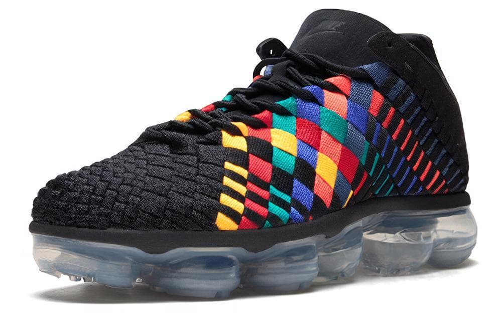 Nike AIR VAPORMAX Comfortable Running Shoes Low-Top Unisex Black Multicolor 6