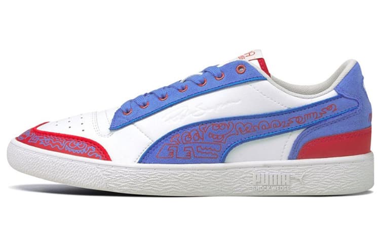 PUMA Ralph Sampson Mr Doodle Casual Shoes White/Blue/Red