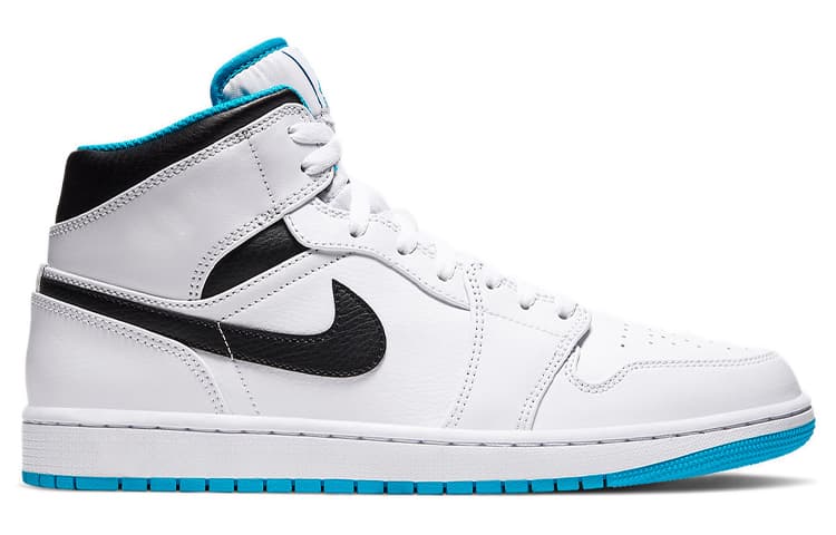 Jordan 1 Mid 'Laser Blue' 4