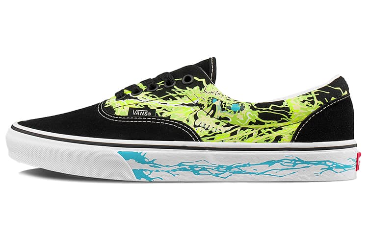 Vans Unisex Era Sneakers Black/Blue/Yellow 2