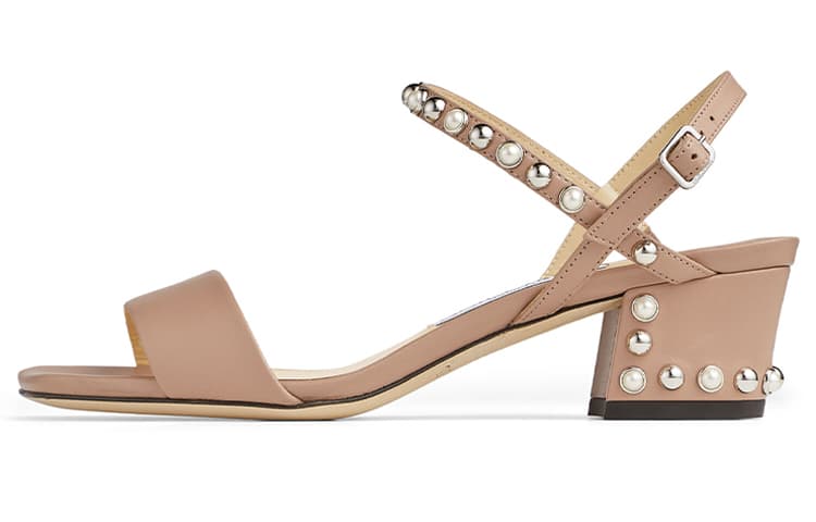 Jimmy Choo Aadra One Strap Sandals Women's Nude 2