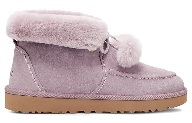 UGG Kyrina Bow Pom 'Pink Purple' Women's 4
