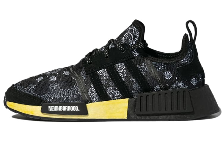 Adidas Originals Nmd R1 Neighborhood Paisley Black