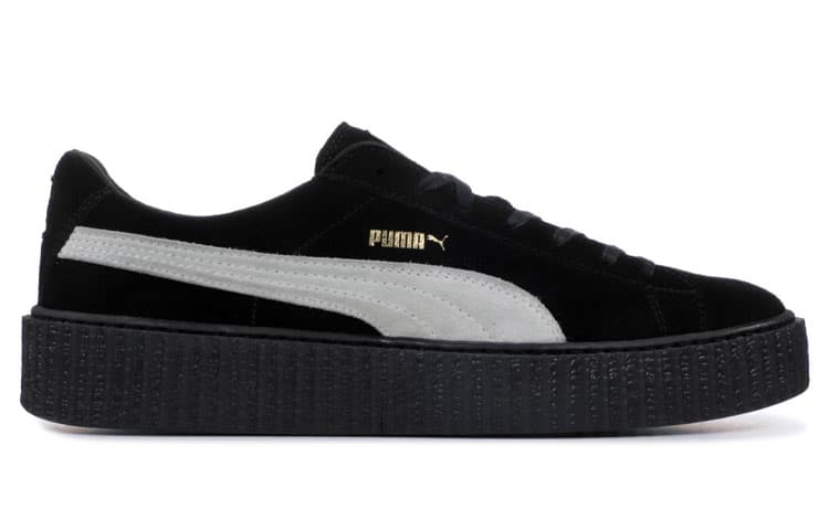 PUMA Suede Creepers Fenty Rihanna Black White 4