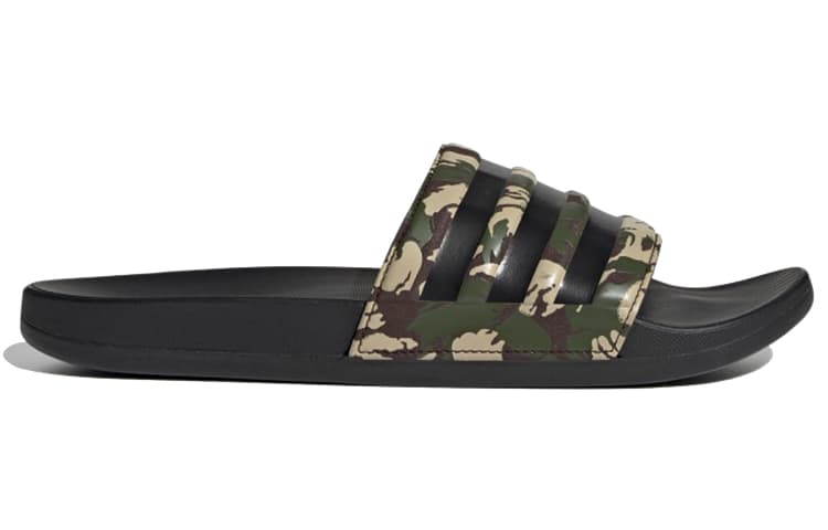 Adidas Adilette Comfort Slides 'Wild Pine Camo' 3