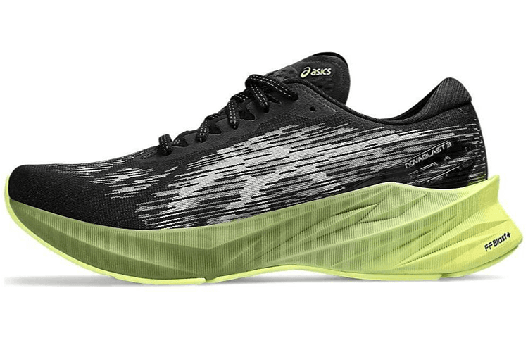 Asics Novablast 3 'Black Dried Leaf Green'