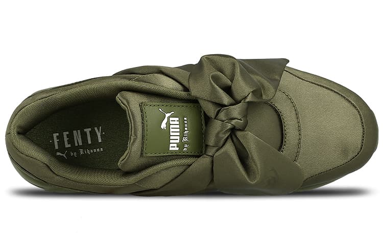 PUMA Bow Rihanna Fenty Olive Women's 6