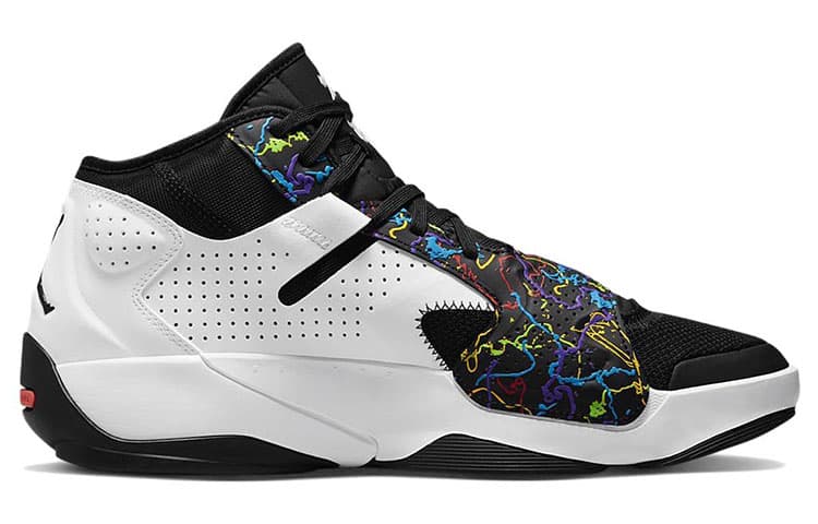 JORDAN Zion 2 Black White Multi 3