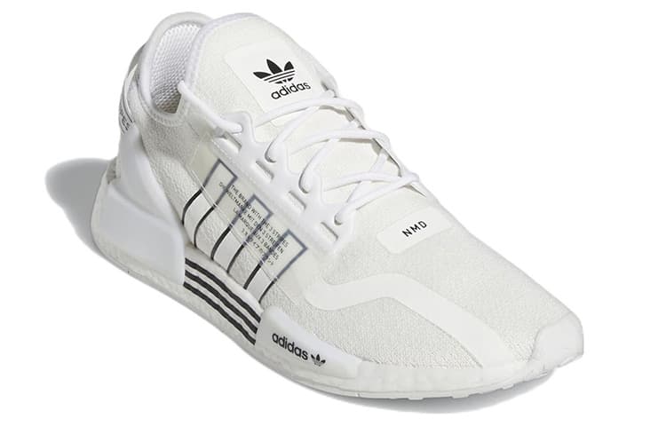 Adidas Originals Nmd R1 V2 White Black 6