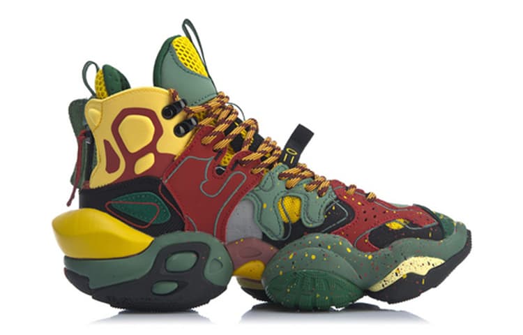 2020 ACE A/W NYFW LiNing Women's Sneakers - Green/Yellow 3