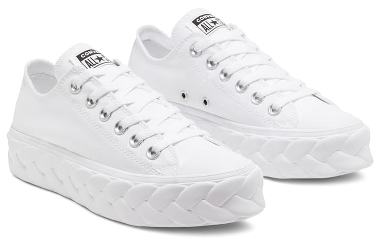 Converse Women's Chuck Taylor All Star Low 'Runway Cable   White' Women's 6