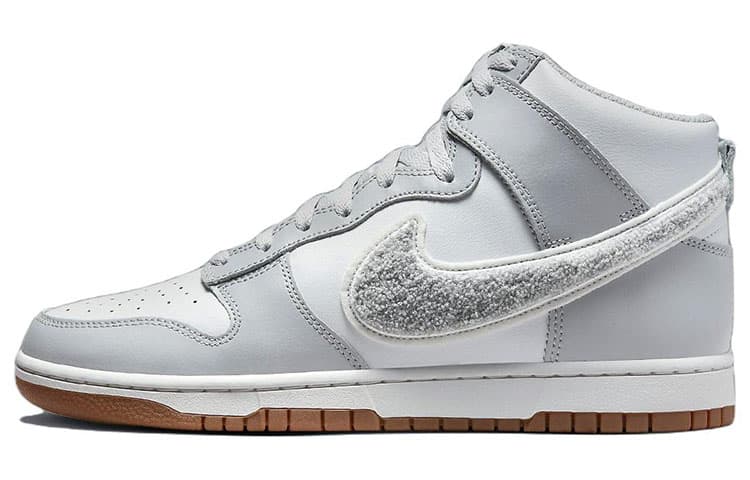 Nike Dunk High University Chenille Swoosh Light Smoke Grey