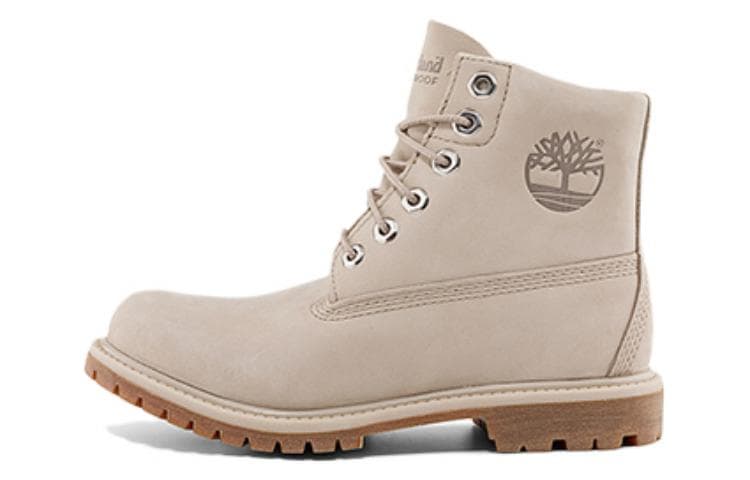 Timberland Nellie 6 Inch Waterproof Boots 'Light Taupe Nubuck' Women's 2