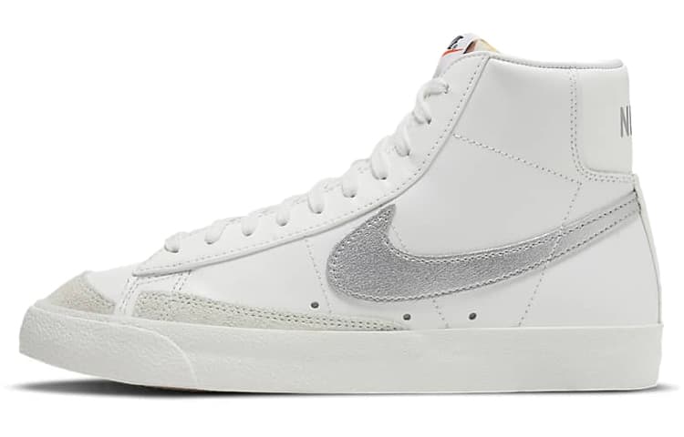 Nike Blazer Mid 77 White Silver Metallic Women's 2
