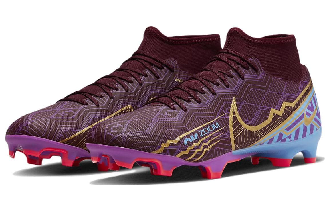 Nike Kylian Mbapp X Zoom Mercurial Superfly 9 Academy FG MG 'Dark Beetroot' 5