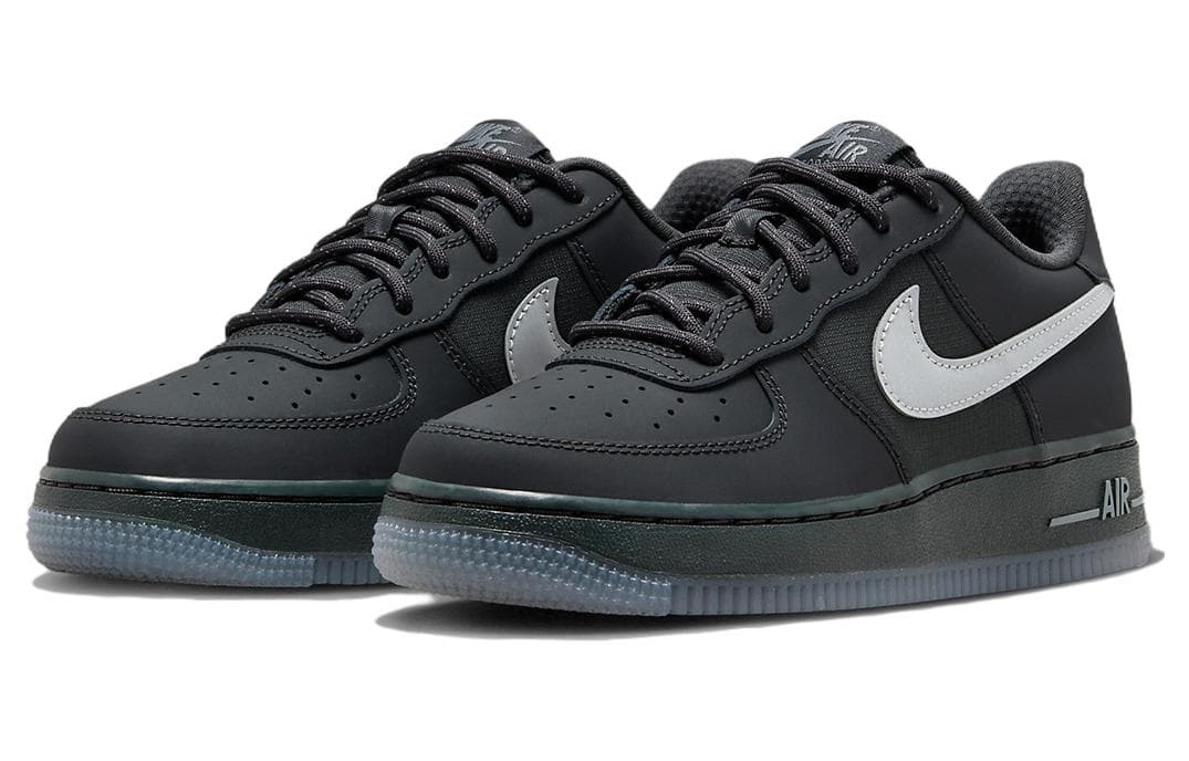 Nike Air Force 1 Low Anthracite Reflective Silver GS 6