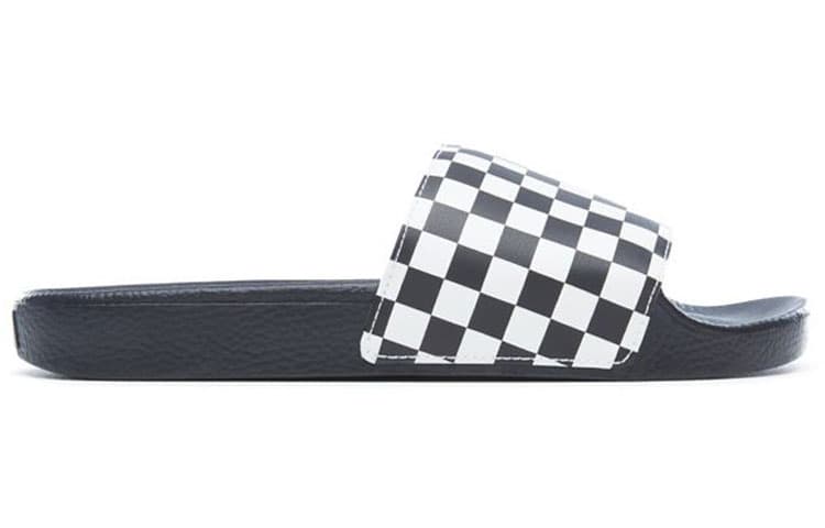 Slide On Vans 'Checkerboard White Black' 3