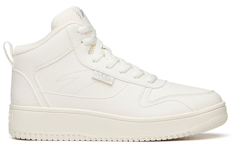 Anta Life Collection Warm Anti Slip And Wear Resistant High Top Skateboard Shoes Women's White 3