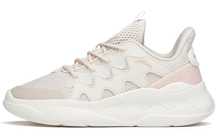 Anta Life Collection Breathable Low-Top Sports Casual Shoes Women's Pink White 2