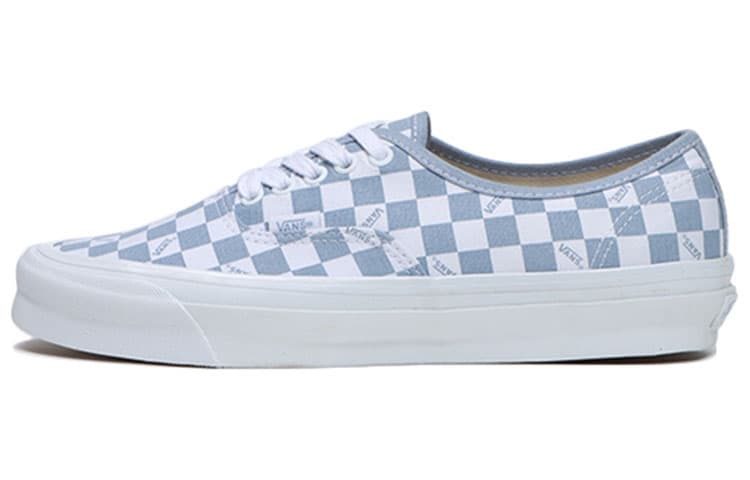 Vans Vault Og Authentic Lx Checkerboard White Sky Blue 2