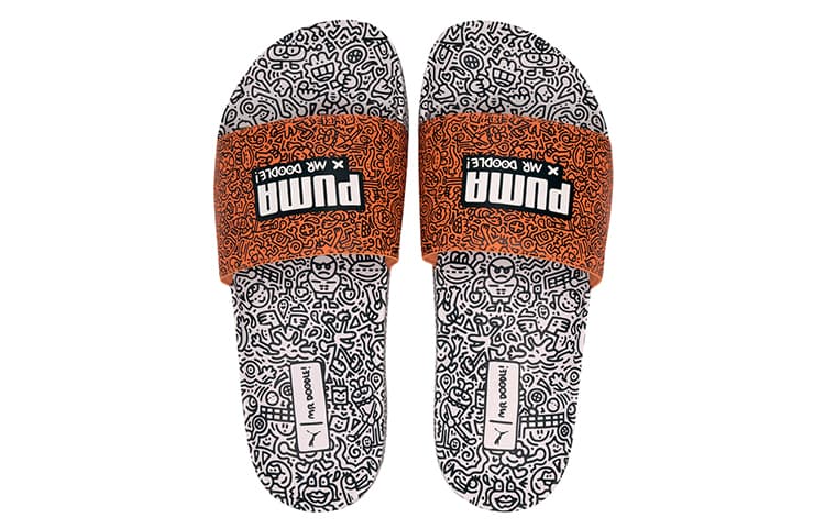 PUMA Mr. Doodle X Leadcat 20 Slides 'Wavy Doodles' 6
