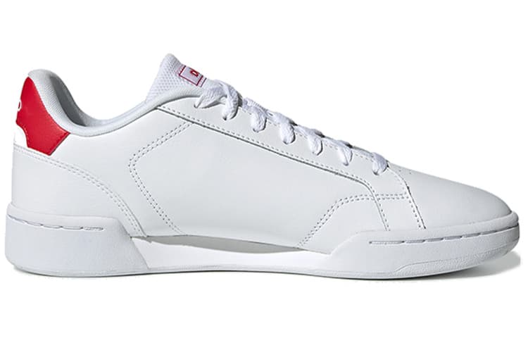 Adidas Neo Roguera Classic Casual Low Tops Skateboarding Shoes White Red Women's 2