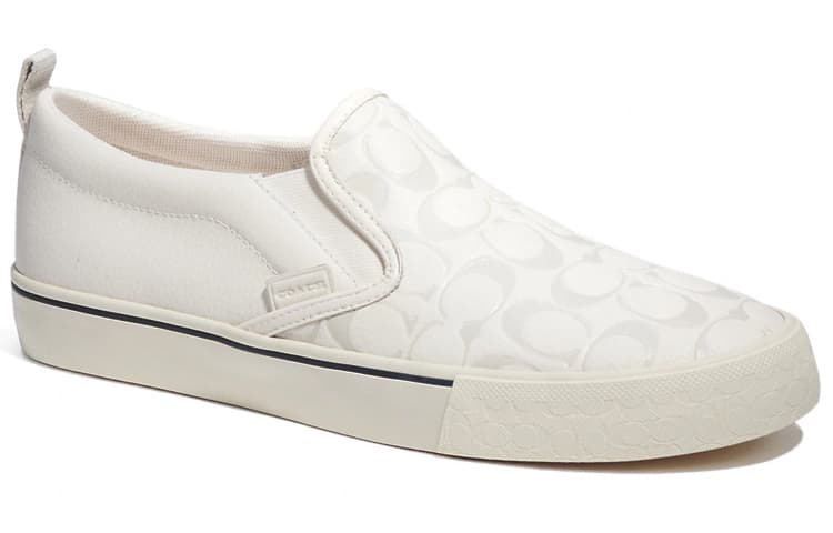 COACH Men's Casual Shoes Men Low-Top White 6