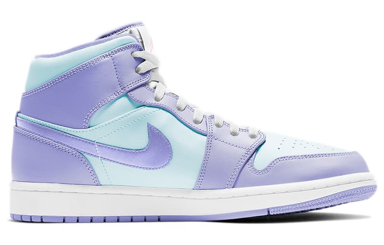 JORDAN 1 Mid Purple Aqua 4