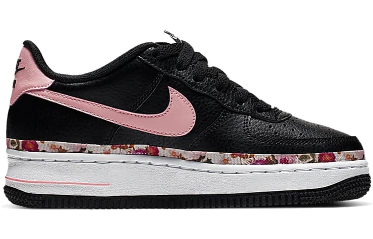 Nike Air Force 1 Low Vintage Floral Black Pink GS 4
