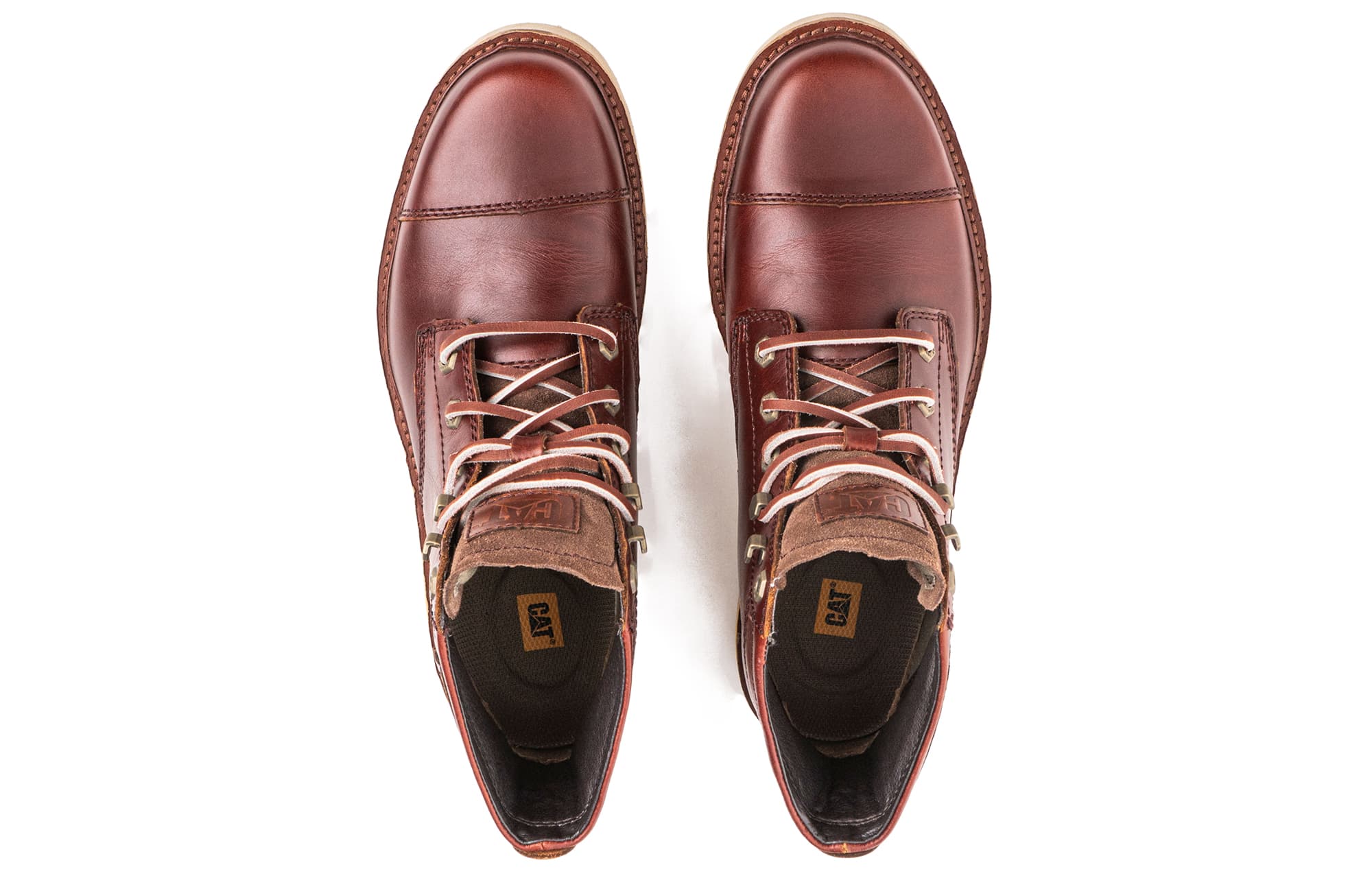 CAT Outdoor Boots Unisex Brown Red 5