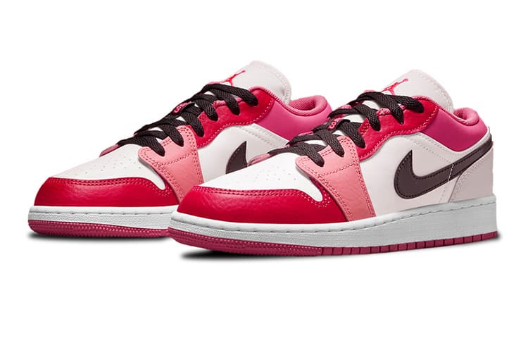 Jordan 1 Low Pink Red GS 5